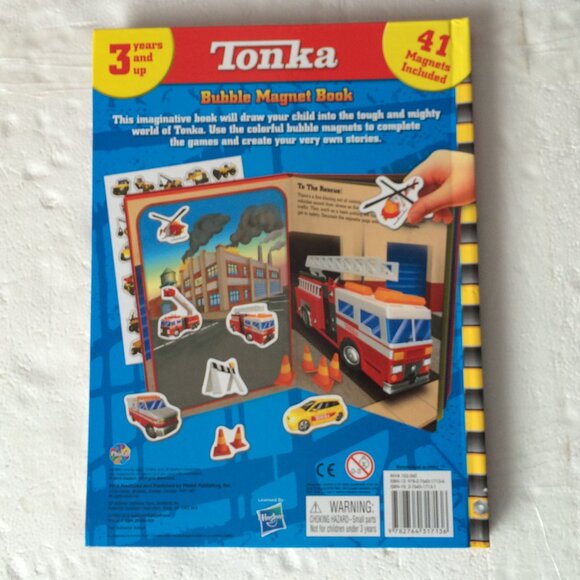 Tonka Bubble Magnet Book Over 40 Magnets Phidal 2010 - Picture 2 of 10